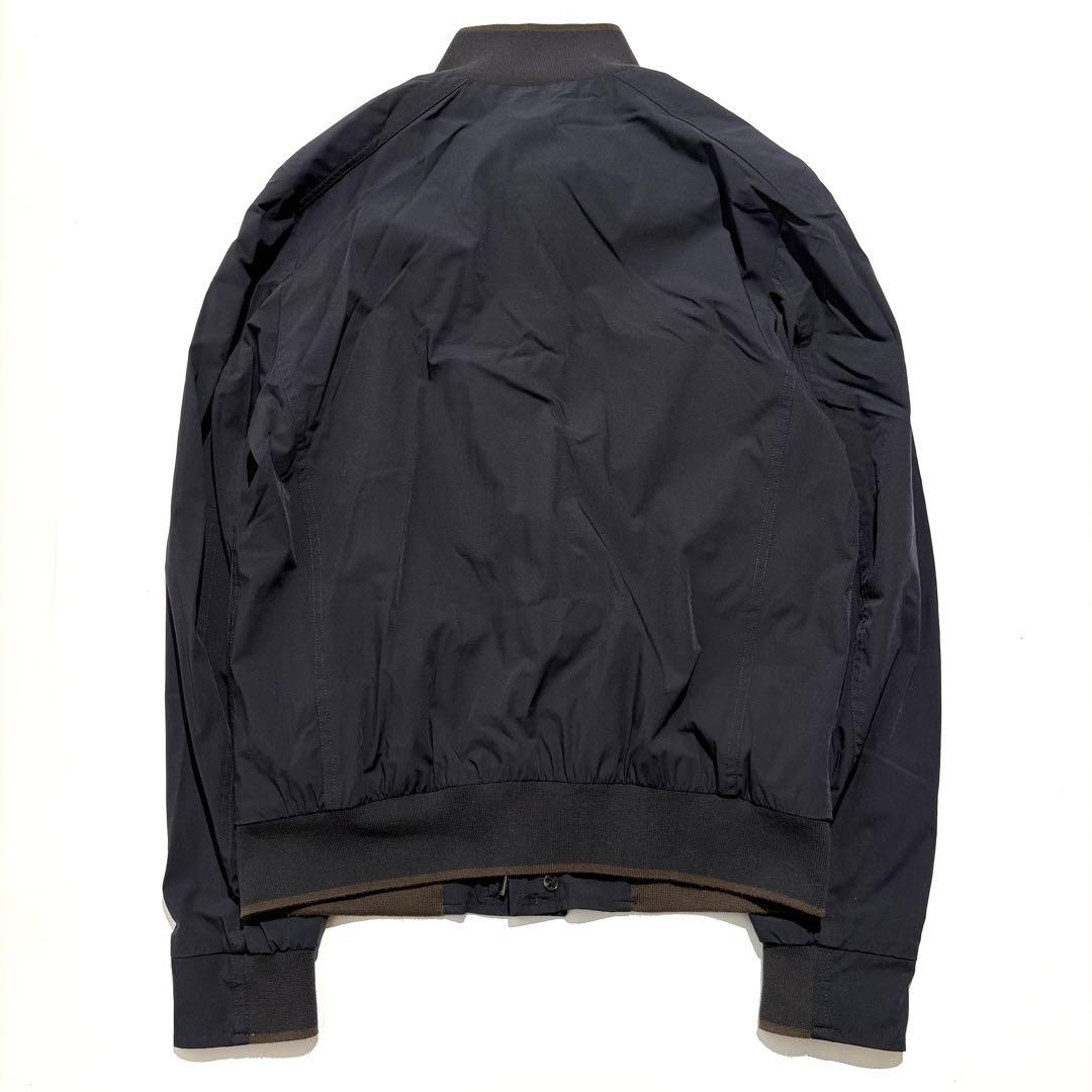 【美品】Moorer ブルゾン ジャンパー CARLOS KN ネイビー 46