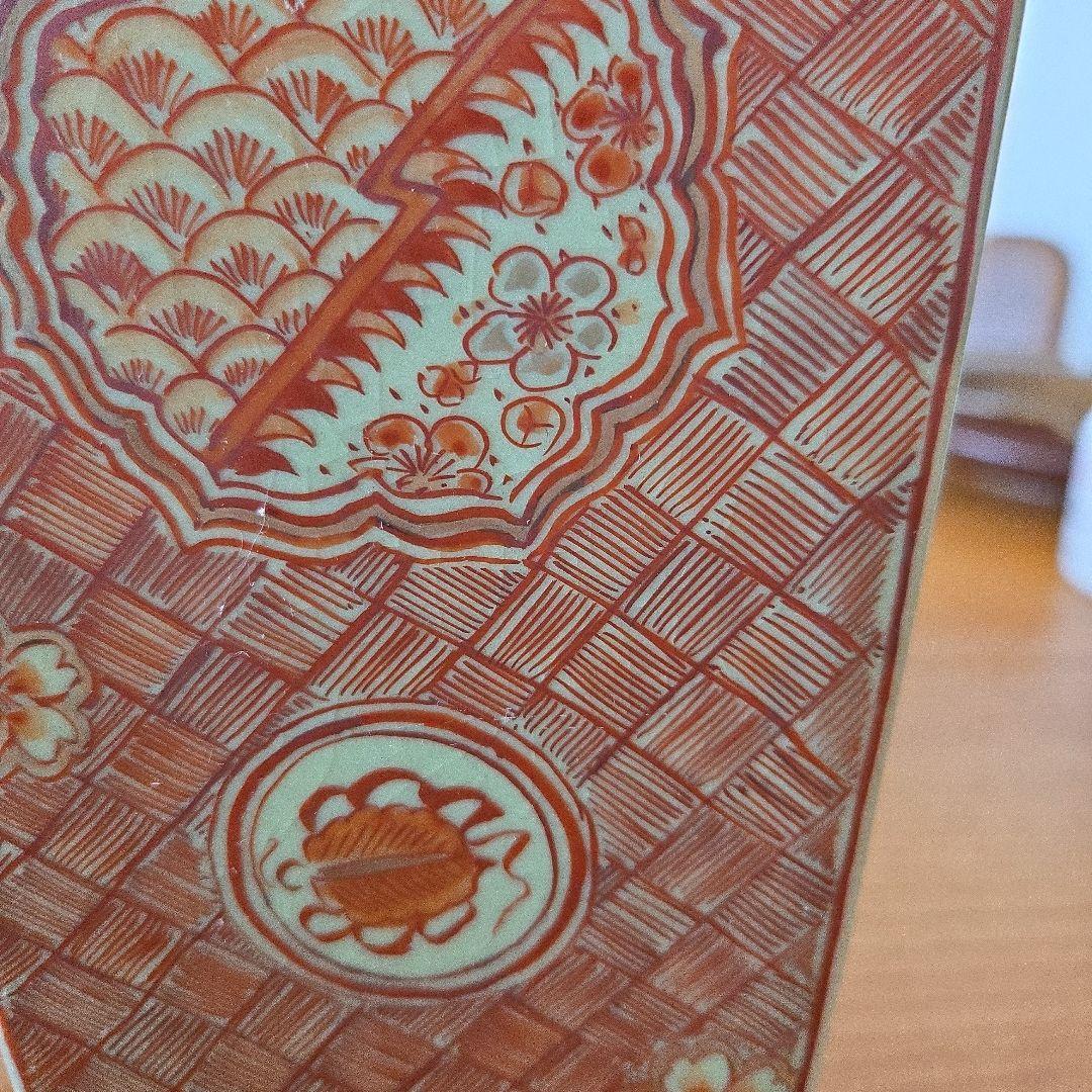 九谷 陶器製花瓶