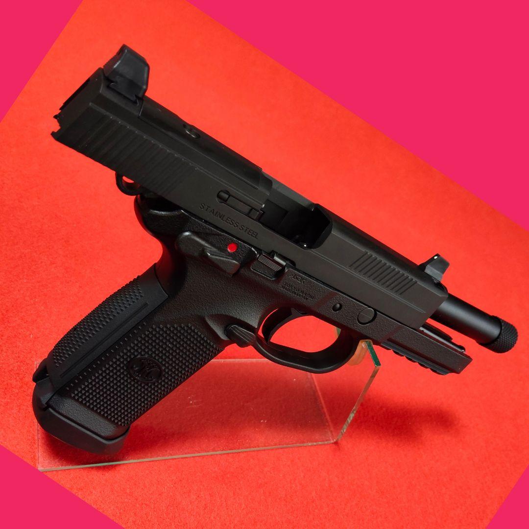 東京マルイ　FNX-45 Tactical ブラック サイレンサー付　ガスブロ