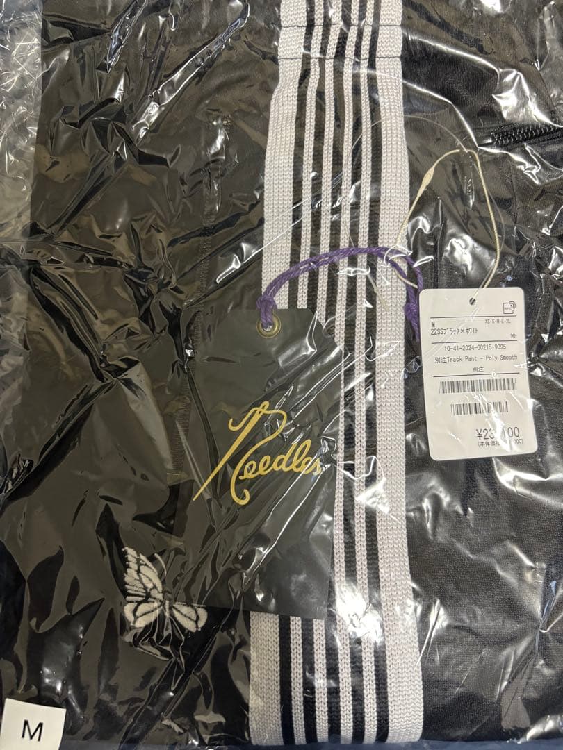 needles freaksstore トラックパンツ ブラック　ストレート M