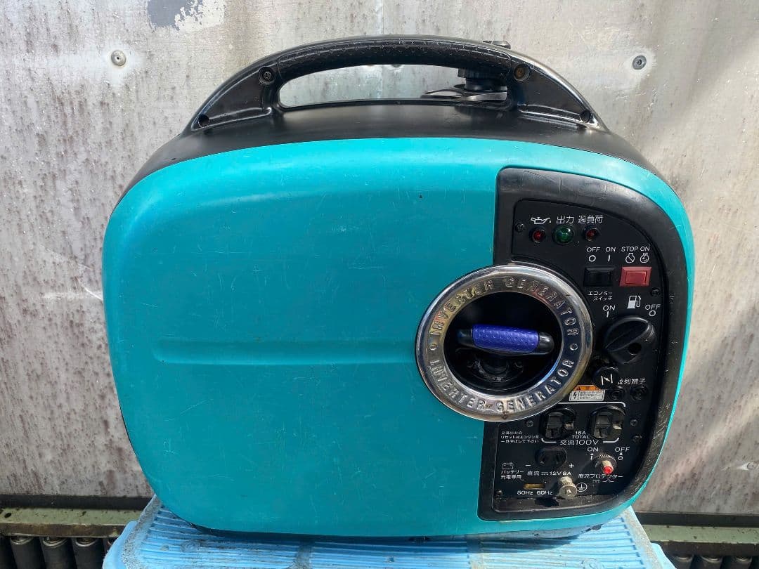 [動作良好・保証付]DENYOインバーター発電機GE-1600SS-IV(40)