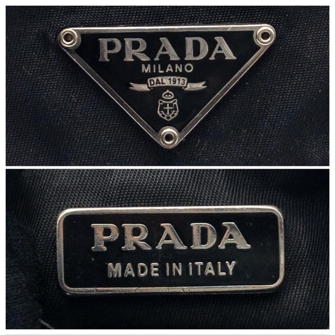 【極美品】PRADA テスートナイロン　ケース　トライアングルロゴ　黒