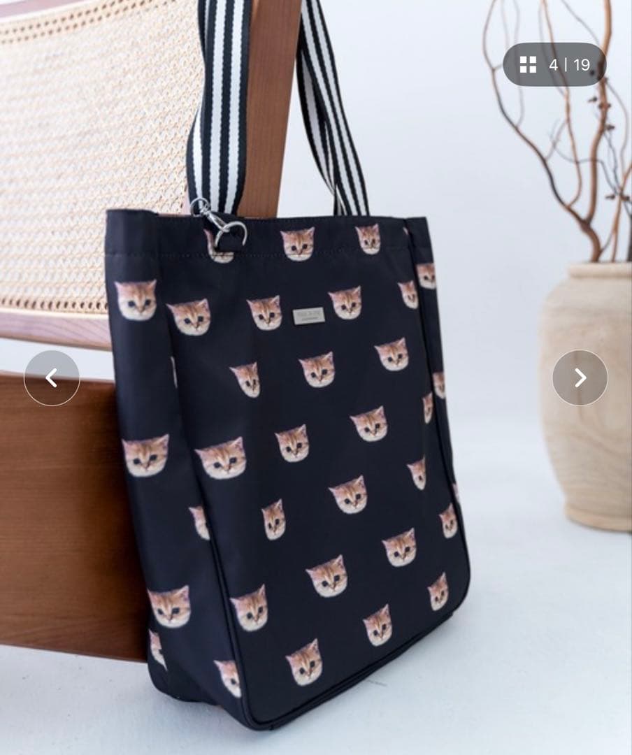 ポール＆ジョー　猫デザイン トートバッグ