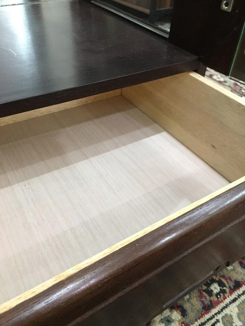 ★美品！　高級ミラーガラスキャビネット　4段タナ　180 X 80 cm