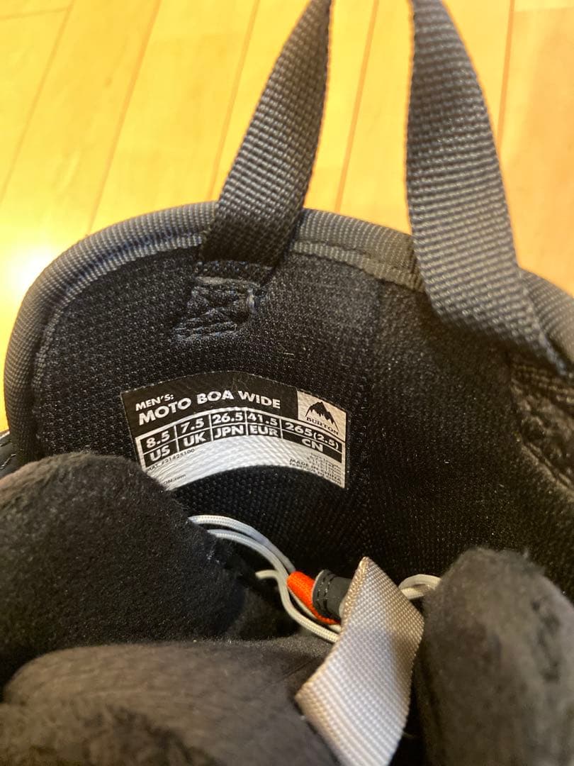 本州から即日発送　BURTON スノボブーツMOTO BOA WIDE