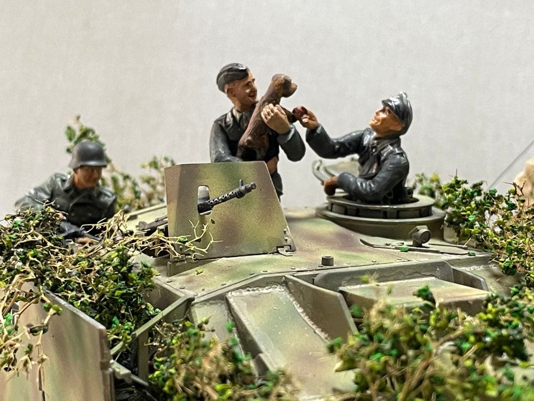 戦車ジオラマ　1/35 ドイツ3号戦車突撃砲