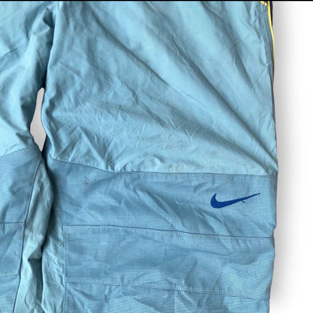 90s ナイキ NIKE ACGナイロンオーバーオール ツナギ ワイドパンツXL