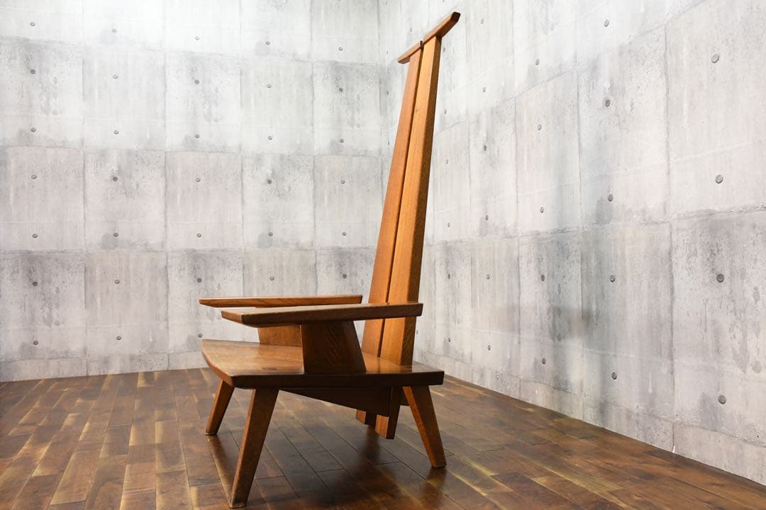 DIK94 工房家具 ハイバックチェア 「謙」刻印有り 特大 ラウンジチェア