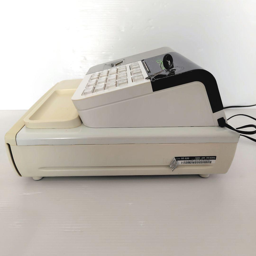 ※専用※【美品】CASIO カシオ 電子レジスター SE-S20 レジ ホワイト