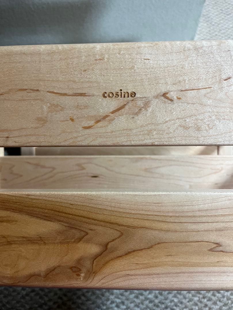 cosine コサイン ナチュラル木製3段シェルフ