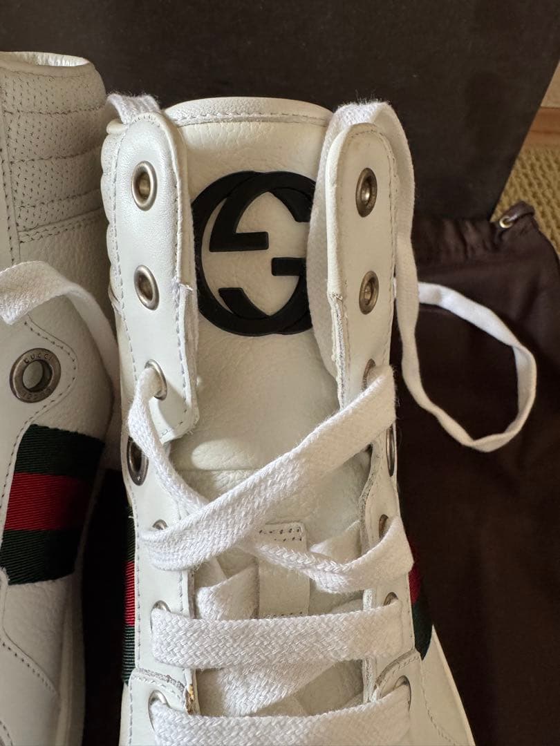 新品！GUCCI ハイカット　スニーカー　シェリーライン　7