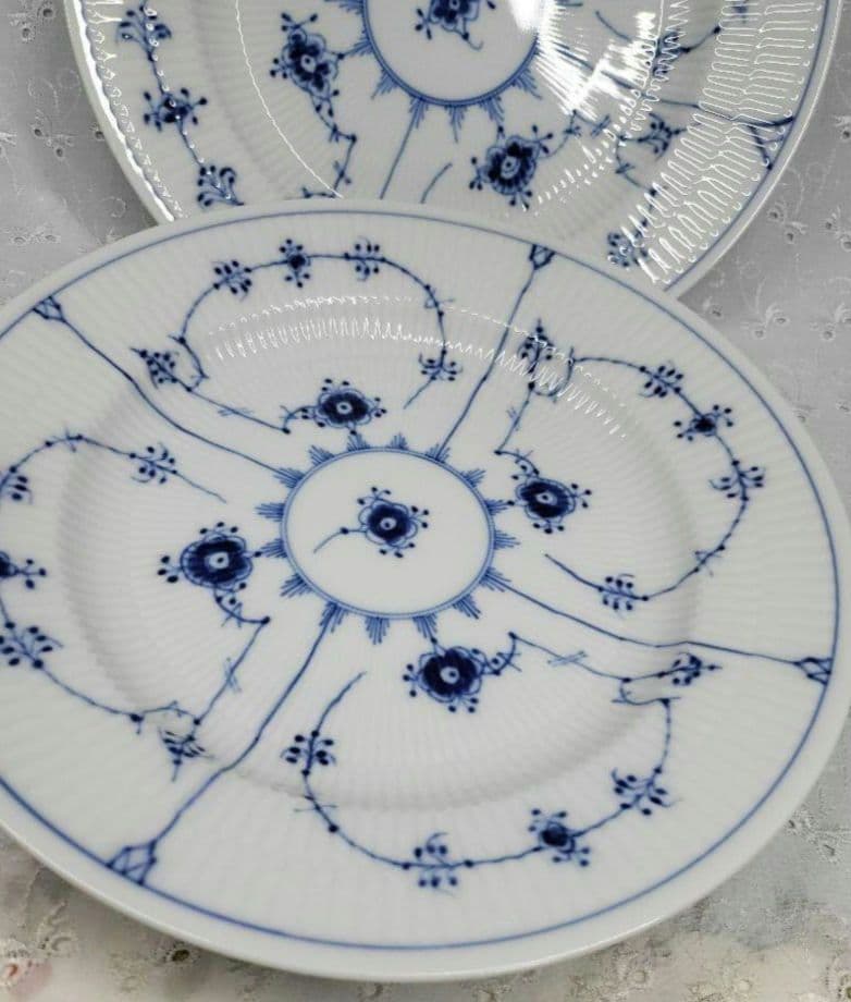 未使用近✨ロイヤルコペンハーゲン✨ブルーフルーテッド プレイン プレート大皿②