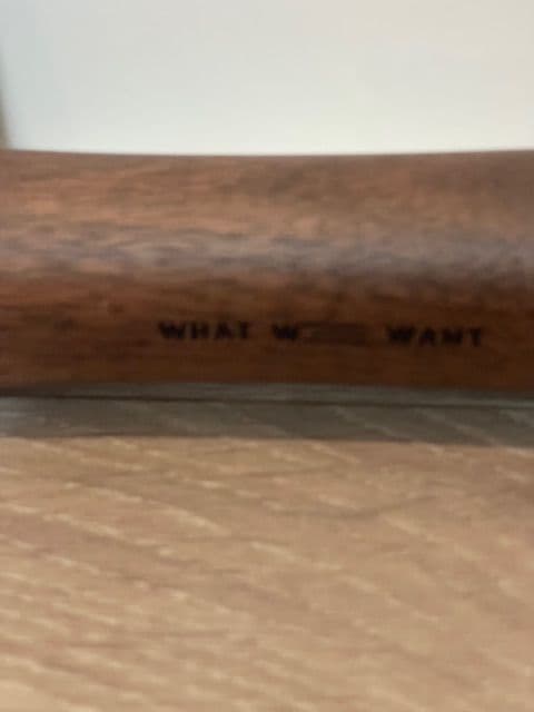 WHAT WE WANT ハイエース ピラーグリップ TYPE1 ウォールナット