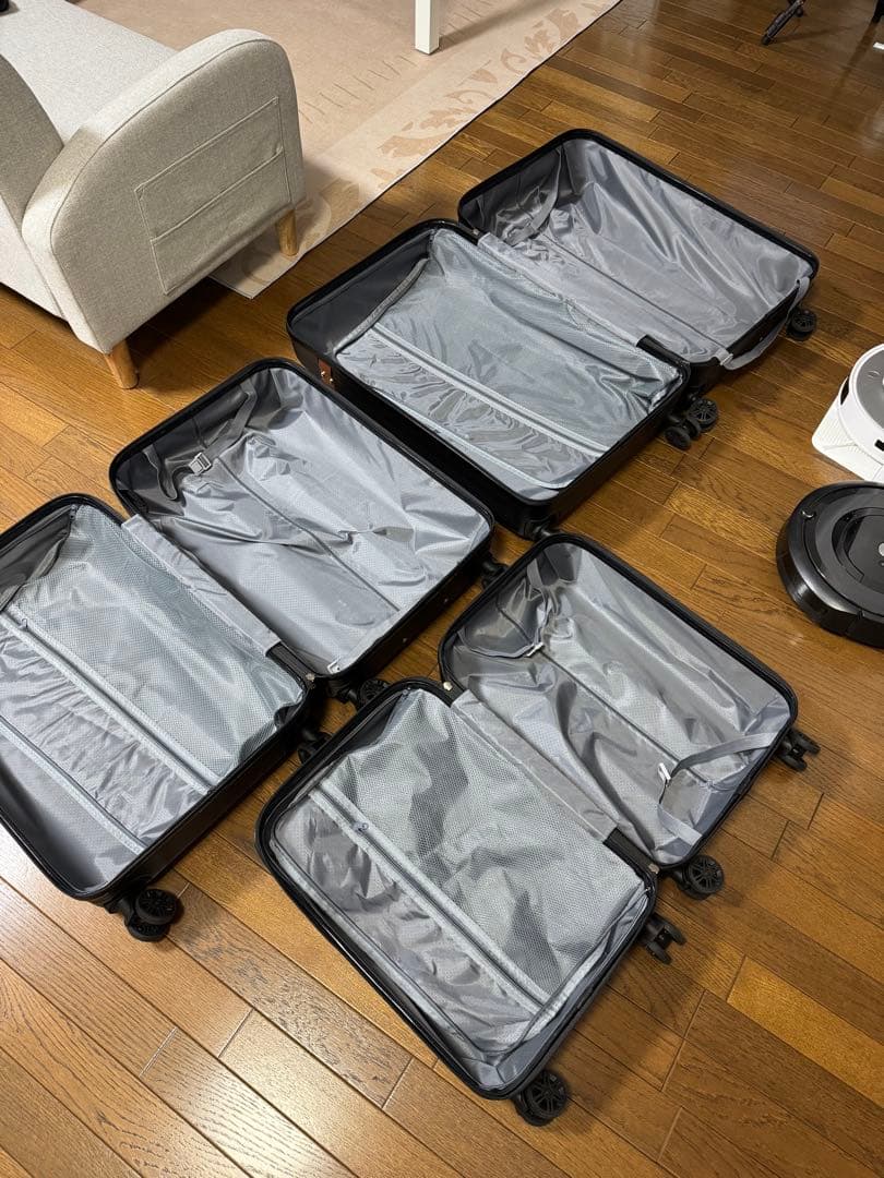 新品・未使用 / 3点セット / 軽量 / TSAロック/スーツケース