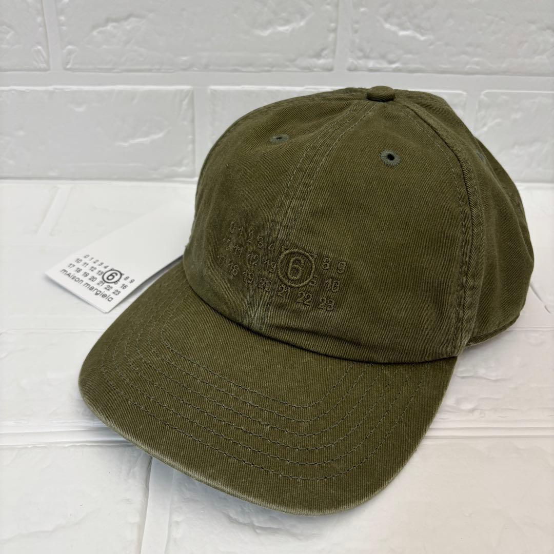 ラスト1点！MM6 Maison Margiela 　キャップ 帽子 マルジェラ