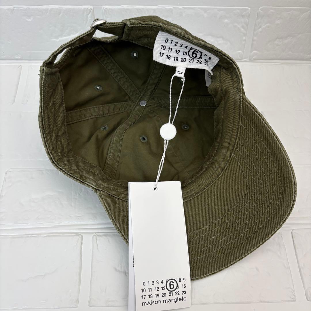 ラスト1点！MM6 Maison Margiela 　キャップ 帽子 マルジェラ