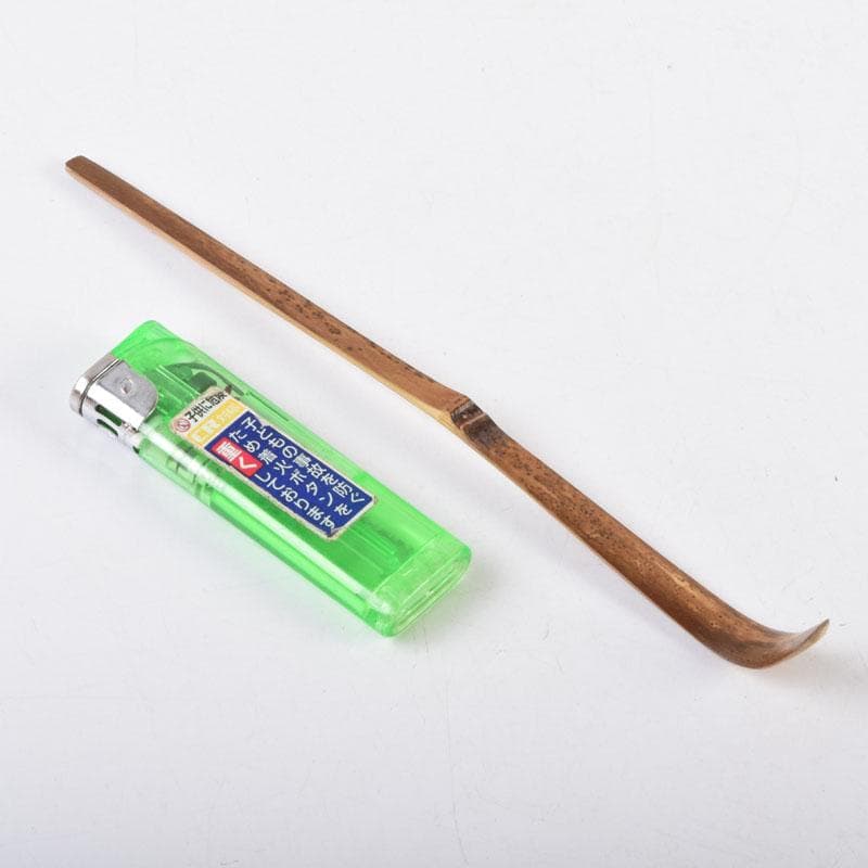 茶道具　海野宗泰作　茶杓　銘高砂　前大徳　前田宗源書付　共筒共箱　V　9023