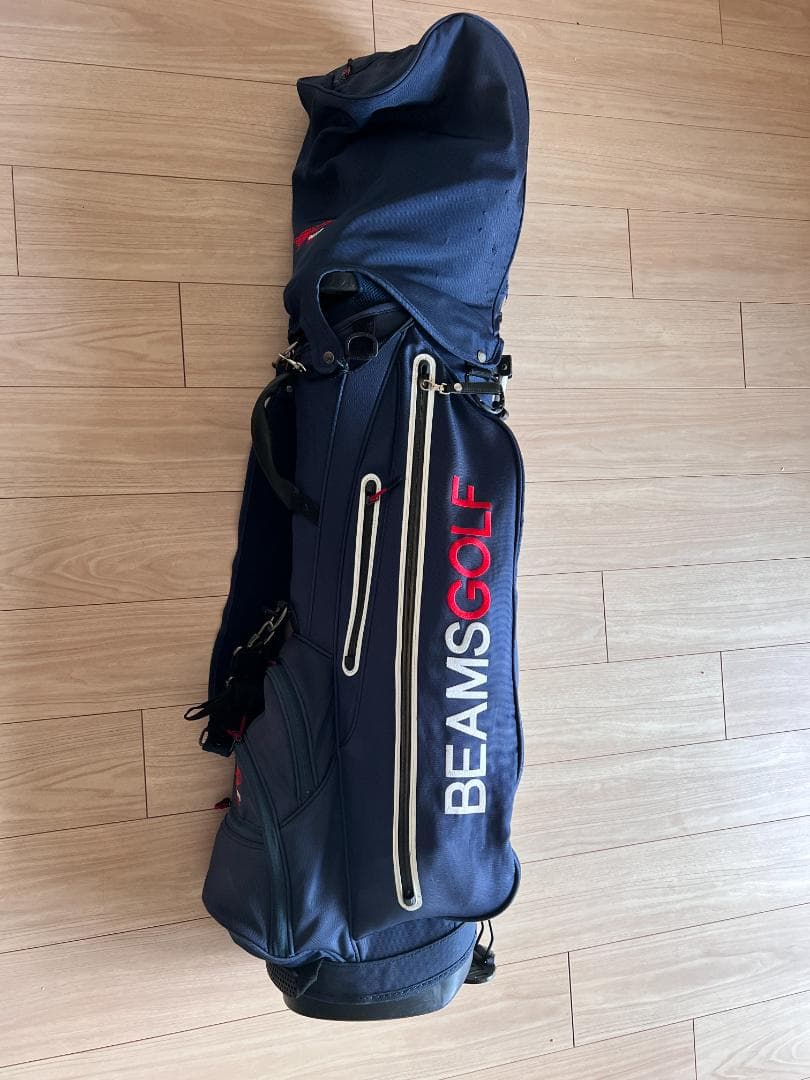 ひ*ー様 BEAMS GOLF　ビームス　キャディーバッグ　スタンド