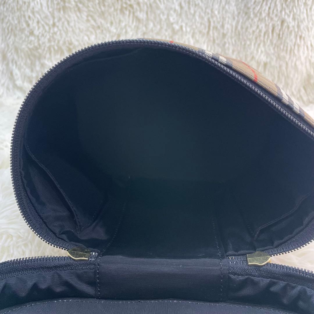 BURBERRY バーバリー バニティバッグ　ノバチェック シャドーホース