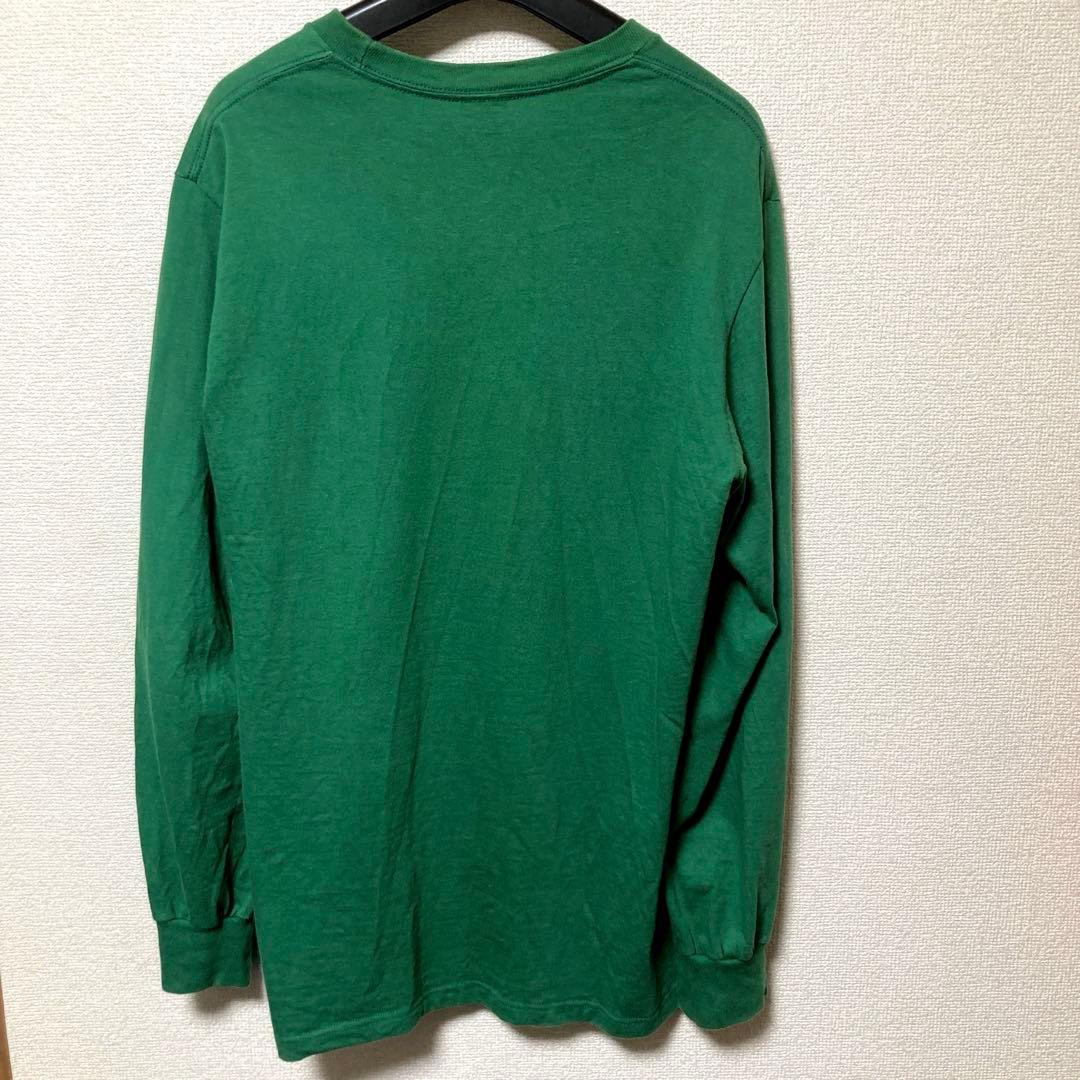 シュプリーム　Supremeボックスロゴ　ロンT グリーン　S