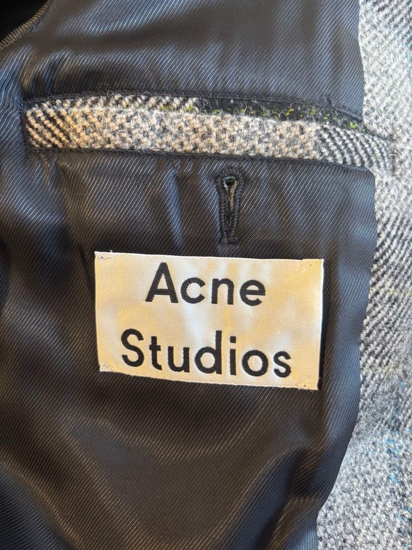 Acne Studios チェックコート サイズ46 アクネ 希少カラー