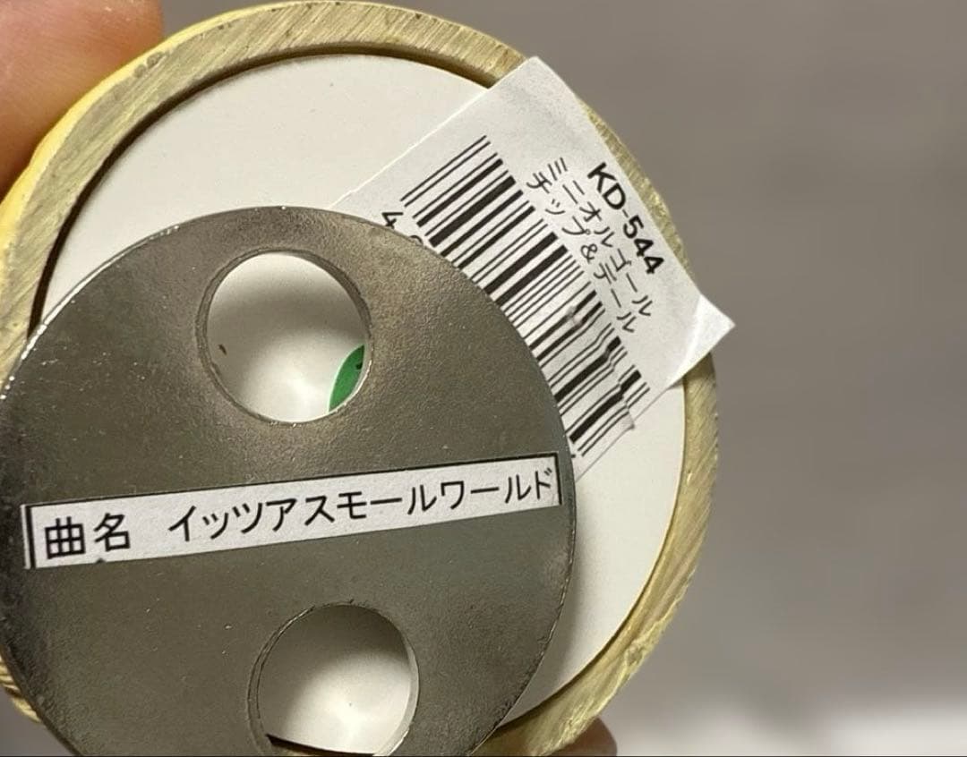 加藤工芸　チップとデール　ミニオルゴール　ディズニー