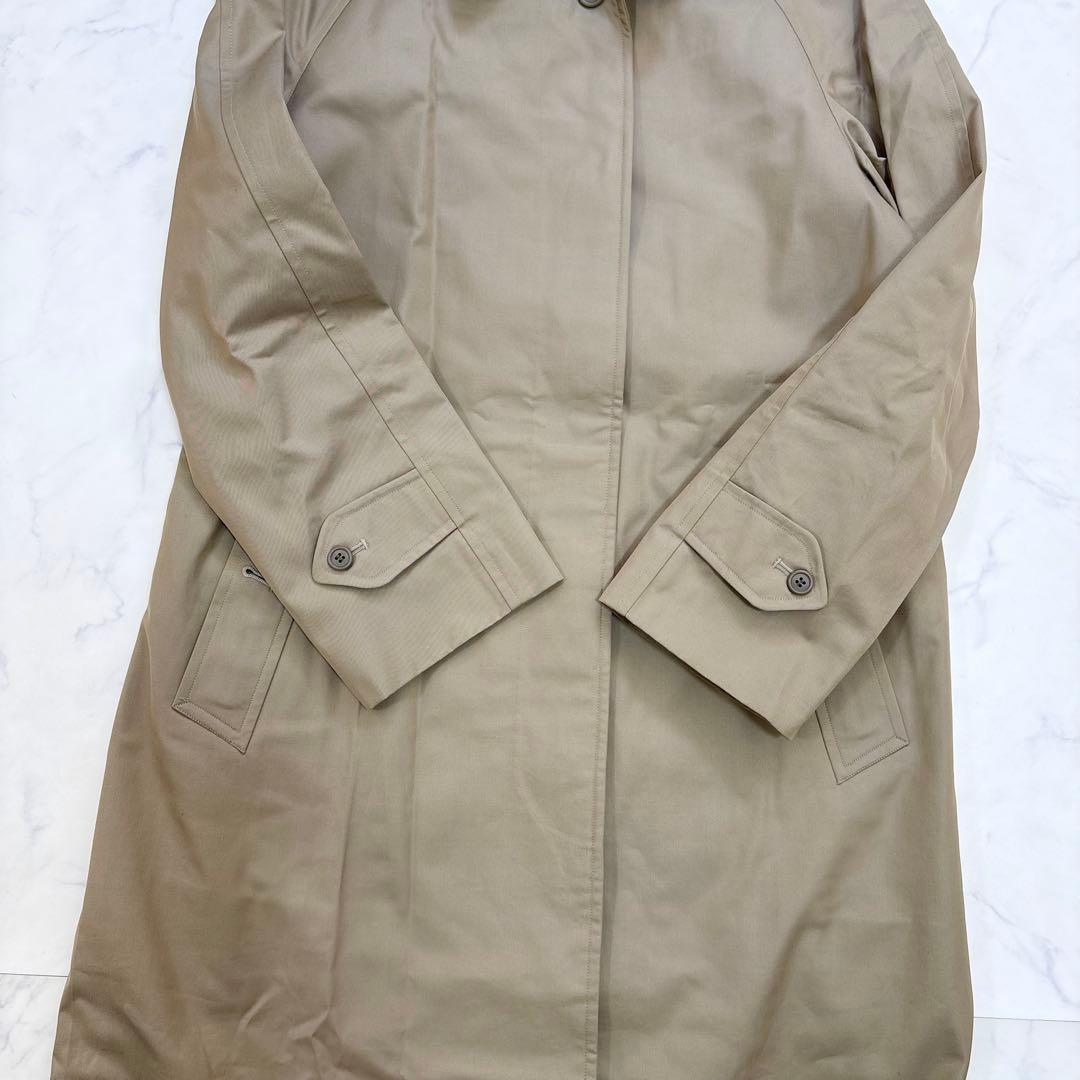 美品 BURBERRY ノバチェックステンカラーコート ロングコートMベージュ