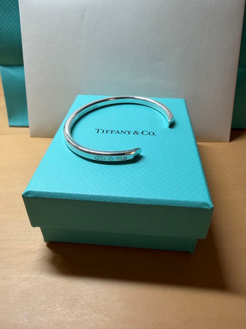 Tiffany & Co. メイカーズ　バングル　ナロー　カフ　シルバー925