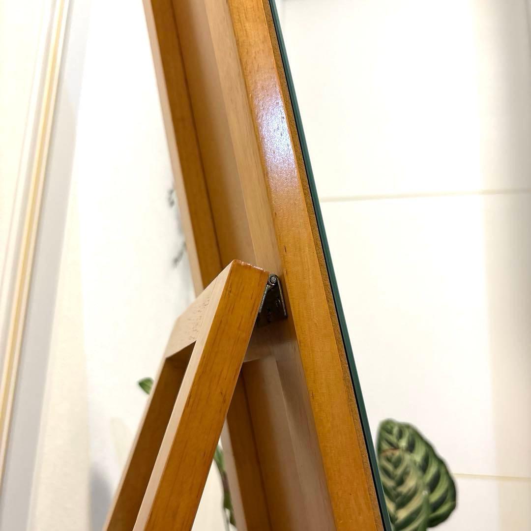 木製　ヴィンテージ　スタンドミラー　アンティーク　スタンドミラー 姿鏡