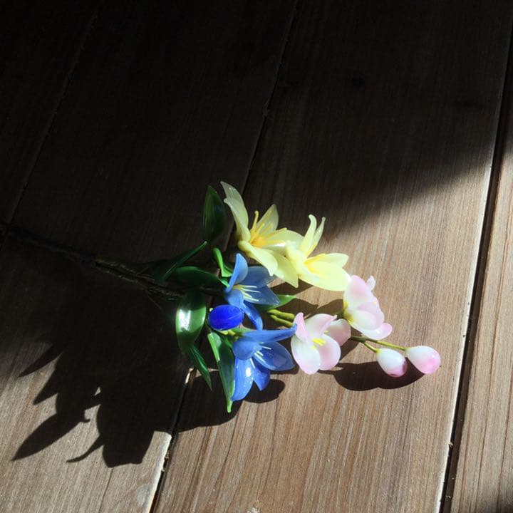 ☆ガラス細工　花　花飾　工芸　日本製　ガラスフラワー　ガラスの花　花束