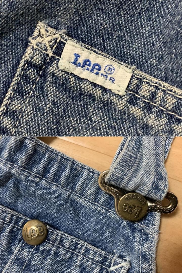 Lee 1970年☆ヴィンテージ オーバーオール☆リーデニム S~M アメリカ製