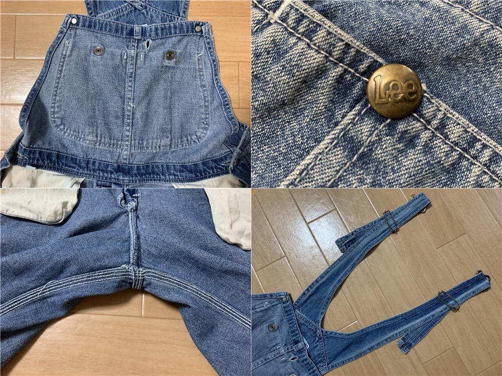 Lee 1970年☆ヴィンテージ オーバーオール☆リーデニム S~M アメリカ製