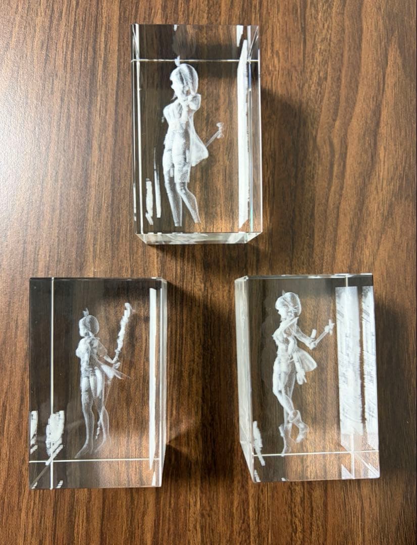 ライザのアトリエ　3Dクリスタル　3点セット