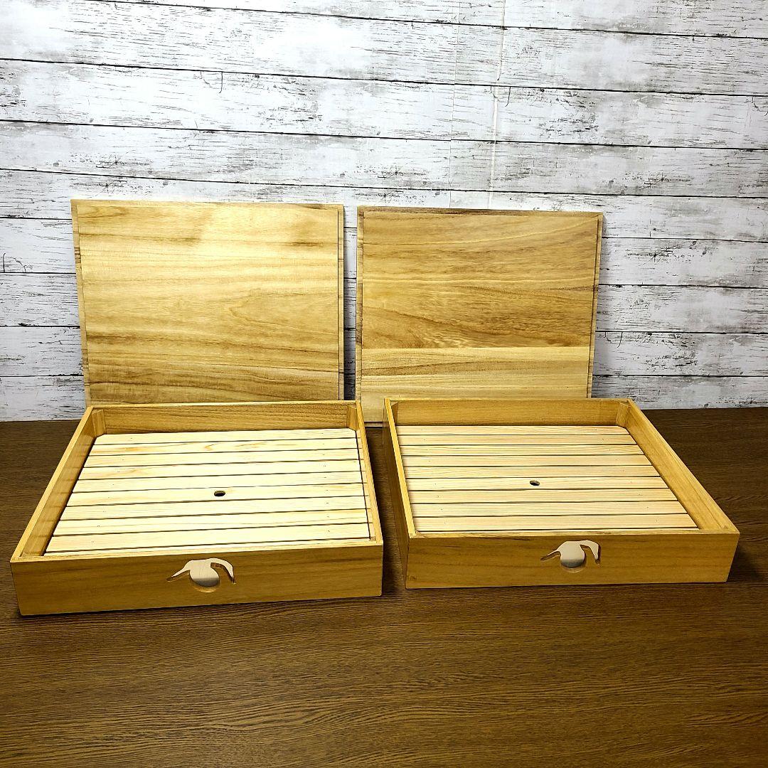 No5264【2台】 寿司ネタケース、ネタ箱、目皿付き【保冷剤付き】