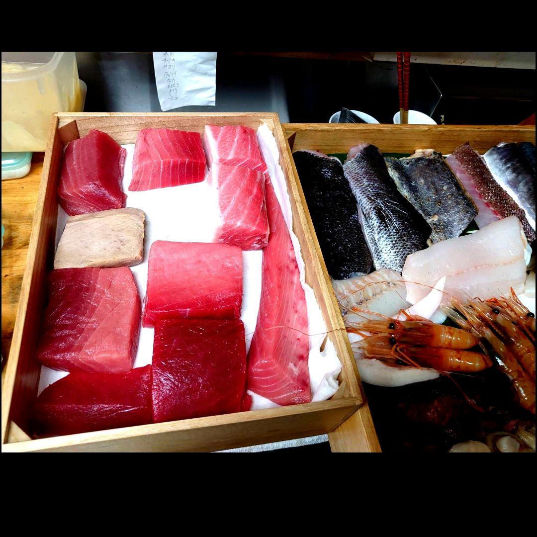 No5264【2台】 寿司ネタケース、ネタ箱、目皿付き【保冷剤付き】