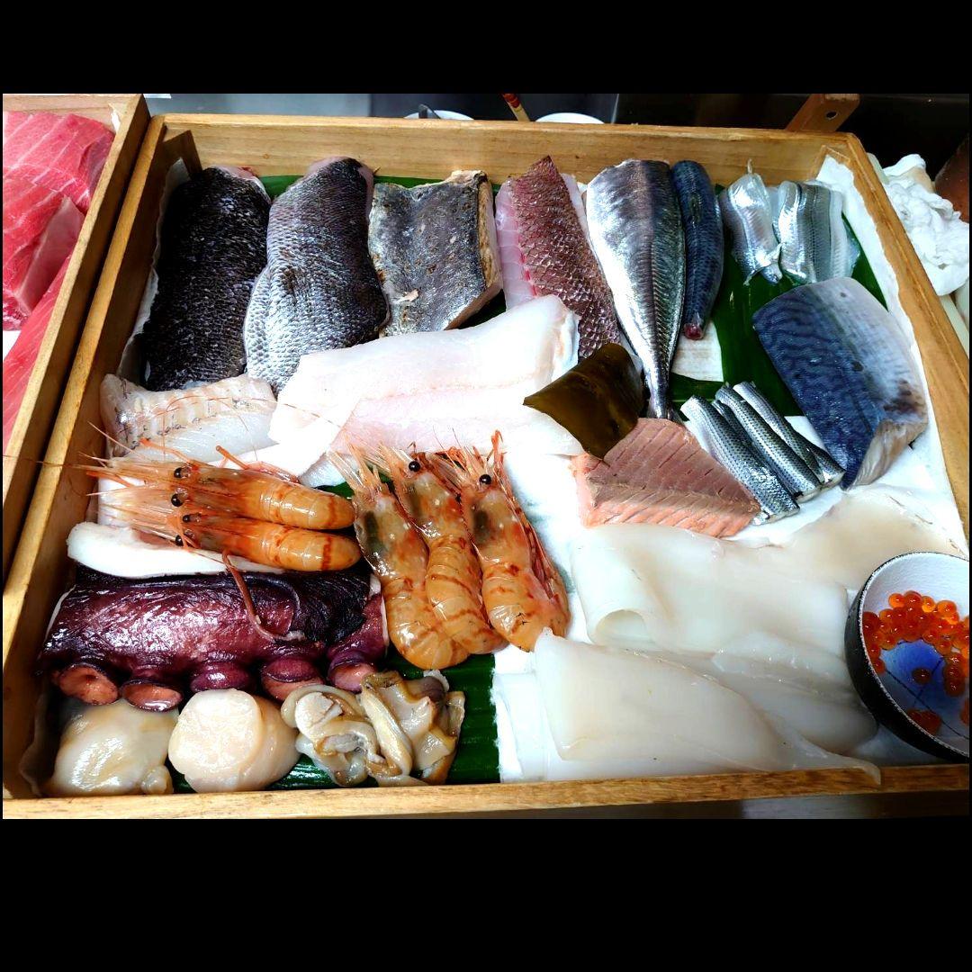 No5264【2台】 寿司ネタケース、ネタ箱、目皿付き【保冷剤付き】