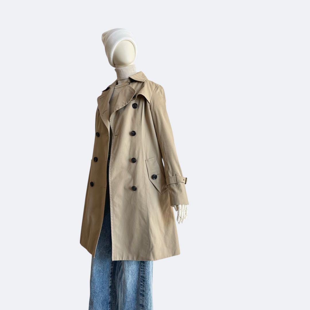 BURBERRY BLUE LABEL ベルト付きトレンチコート 40 ベージュ