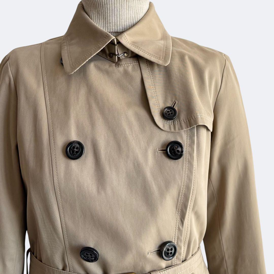BURBERRY BLUE LABEL ベルト付きトレンチコート 40 ベージュ