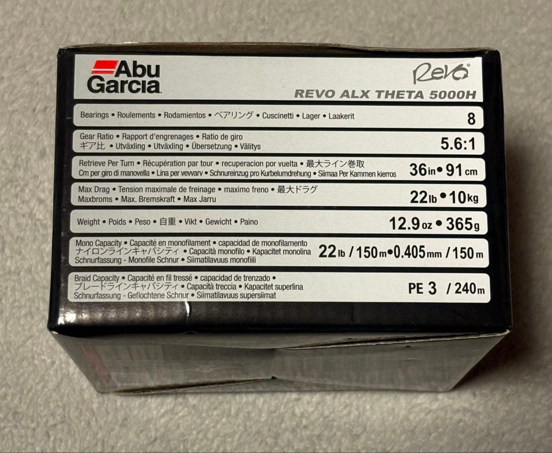 Abu Garcia アブガルシアREVO レボ ALX THETA 5000H