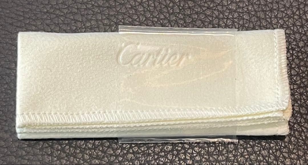 カルティエ　レッドレザー　ブレスレットボックス×ジュエリークリーナー