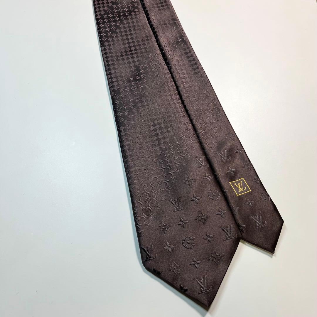 希少✨極美品✨LOUIS VUITTON ネクタイ　ミックスモノグラム　名作
