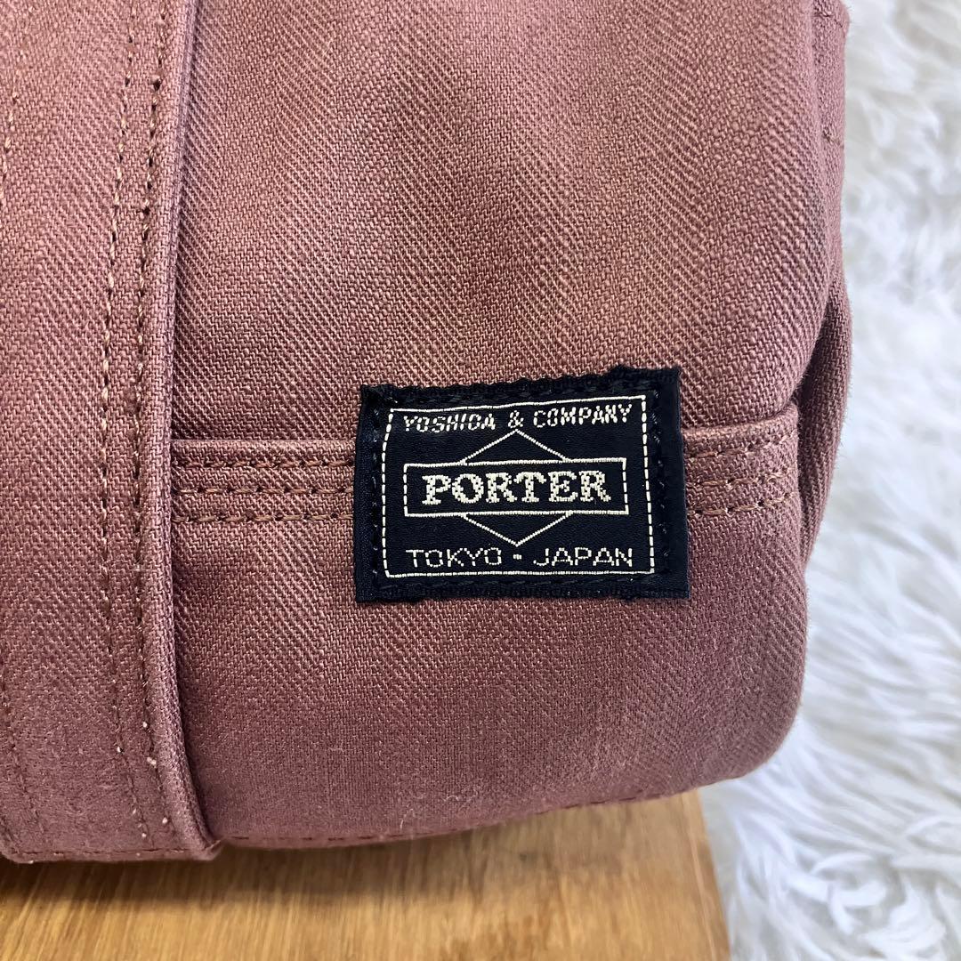 【美品・廃盤・レア】ポーター PORTER ミニドラムバッグ ショルダーバッグ