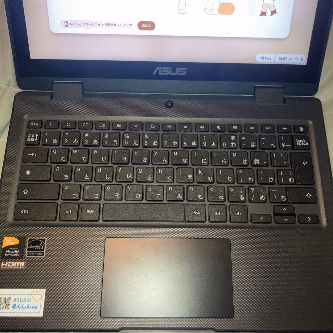 ASUS Chromebook 本体 ブラック 中古