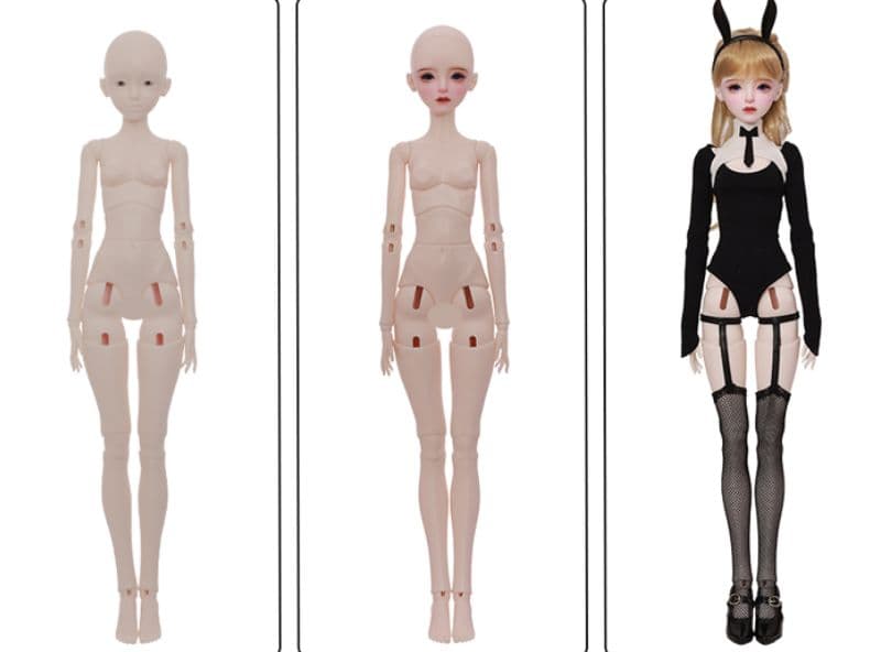 WE101 BJD 1/4 ドール本体 Luan　球体関節人形 ハンドメイド