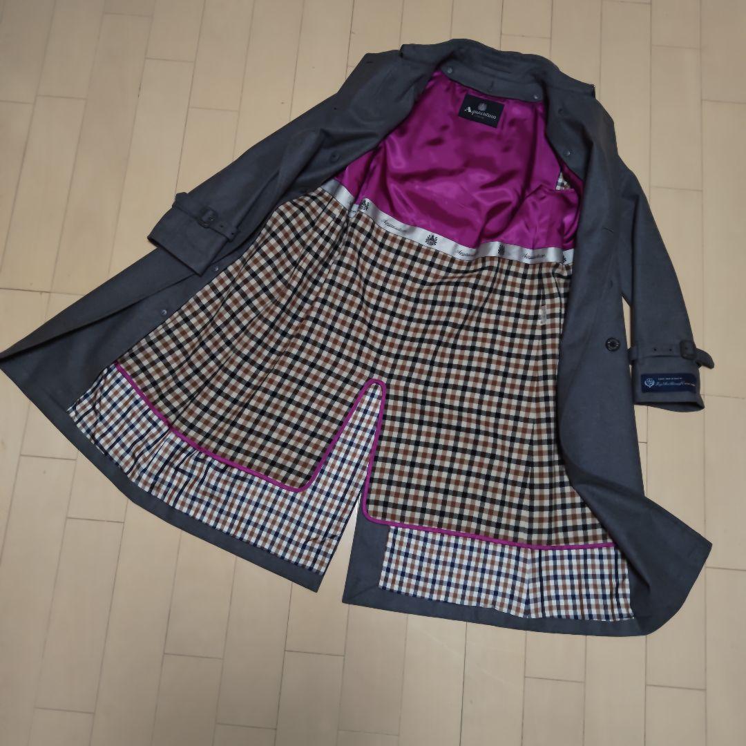 アクアスキュータムロンドン♪ロロ・ピアーナ　ウールトレンチコートライナー付