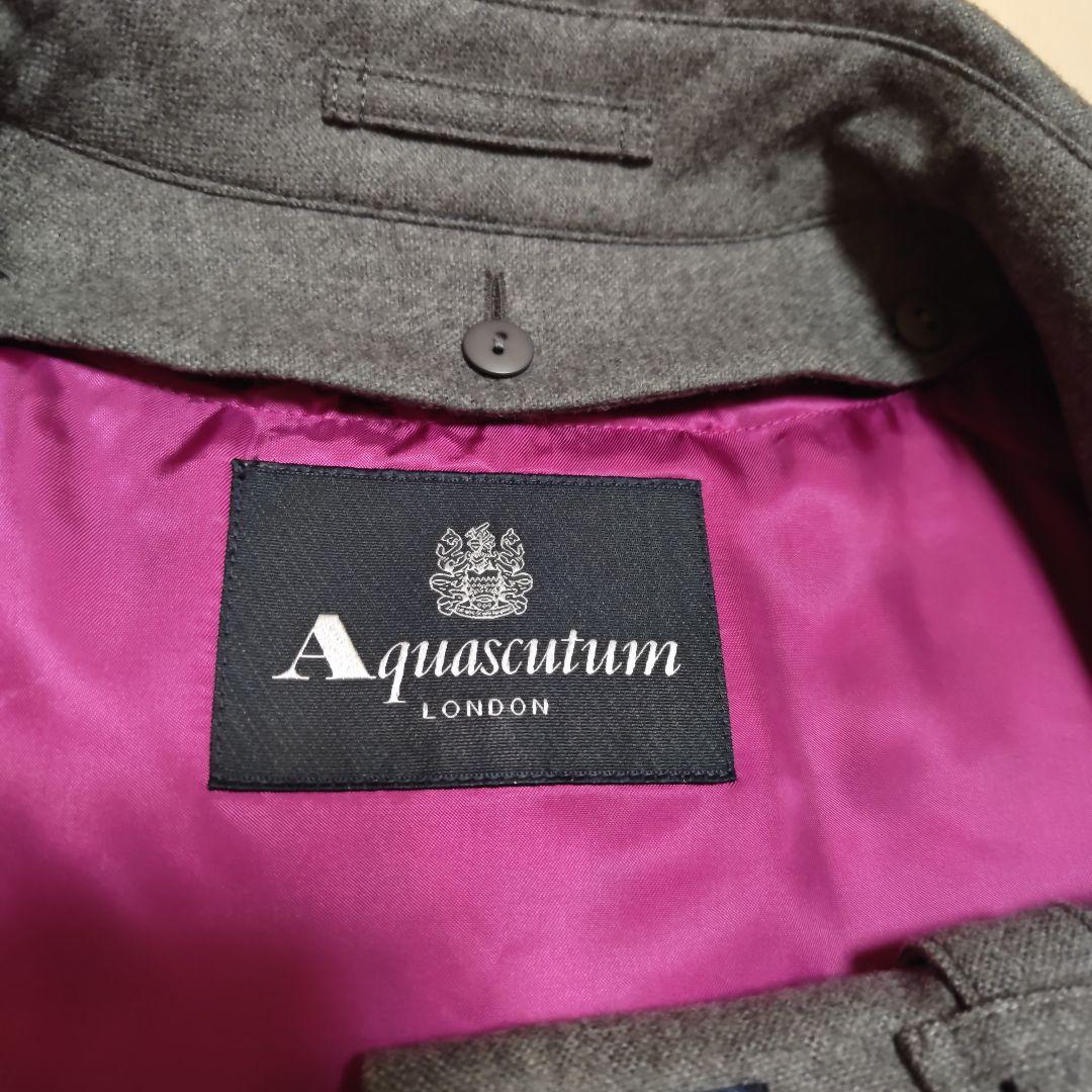 アクアスキュータムロンドン♪ロロ・ピアーナ　ウールトレンチコートライナー付