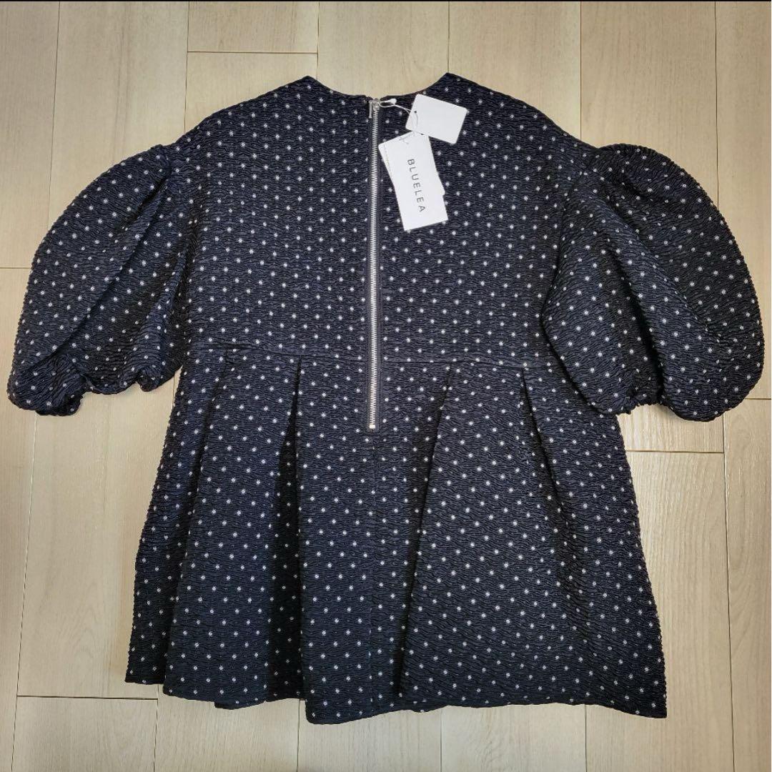 ブルレア BLUELEA Dot jacquard blouse ブラウス