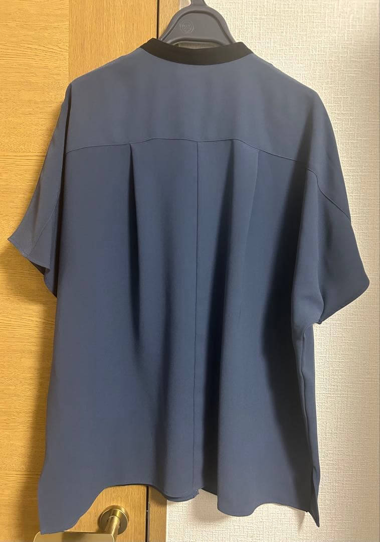 23区 【接触冷感】ストレッチジョーゼット バンドカラー カットソー 38 今期