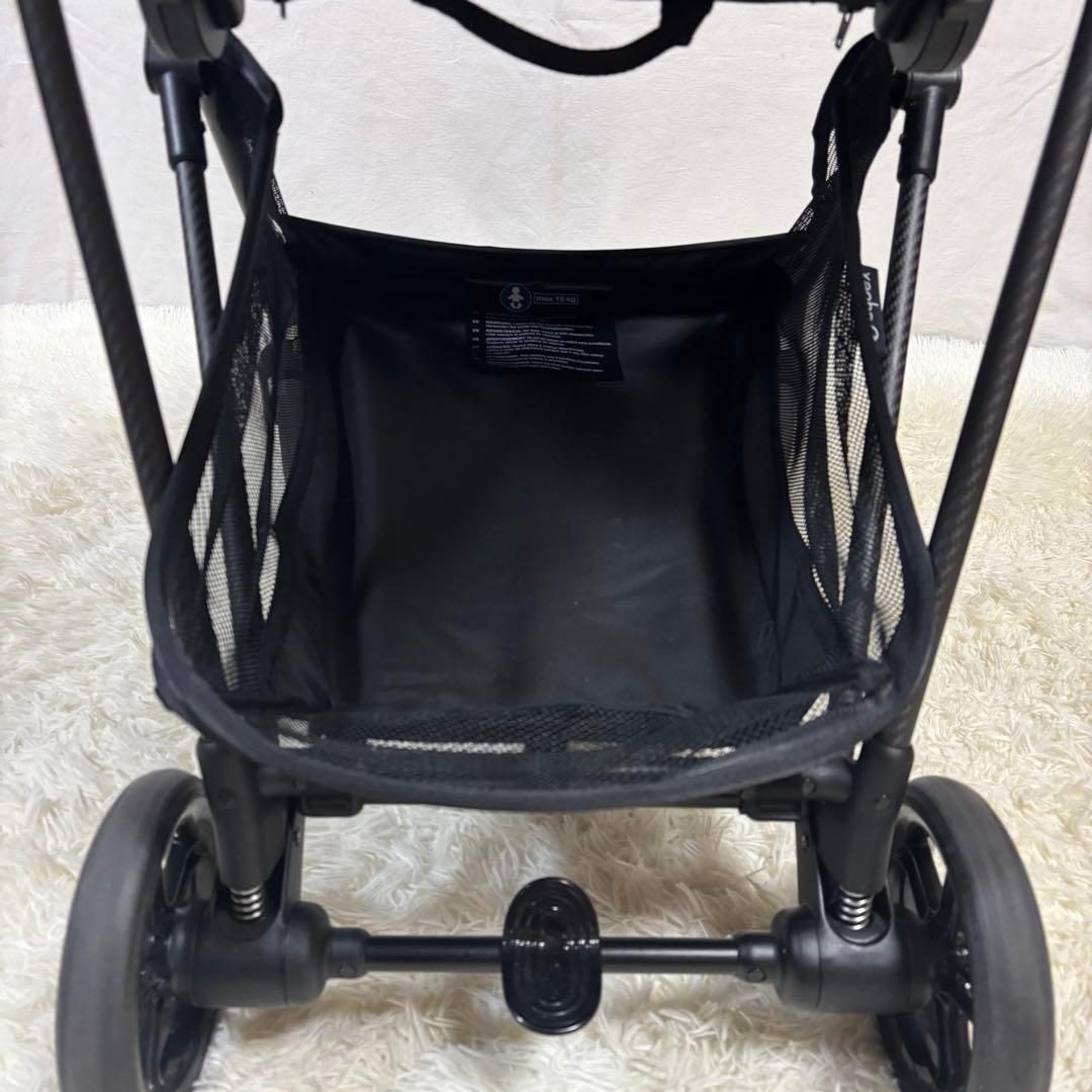 極美品　サイベックス メリオカーボン シーシェルベージュ 折りたたみ　ベビーカー