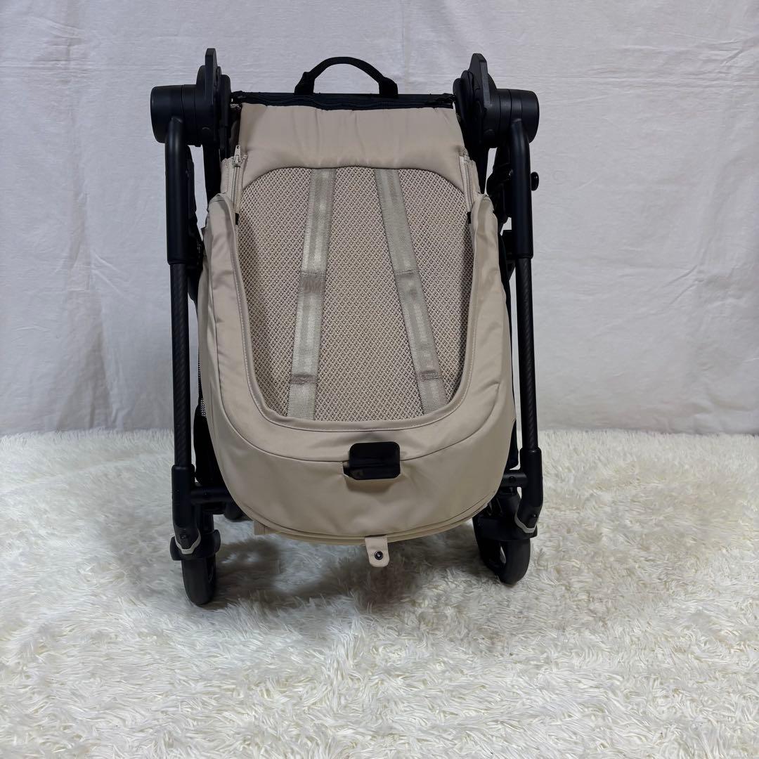 極美品　サイベックス メリオカーボン シーシェルベージュ 折りたたみ　ベビーカー